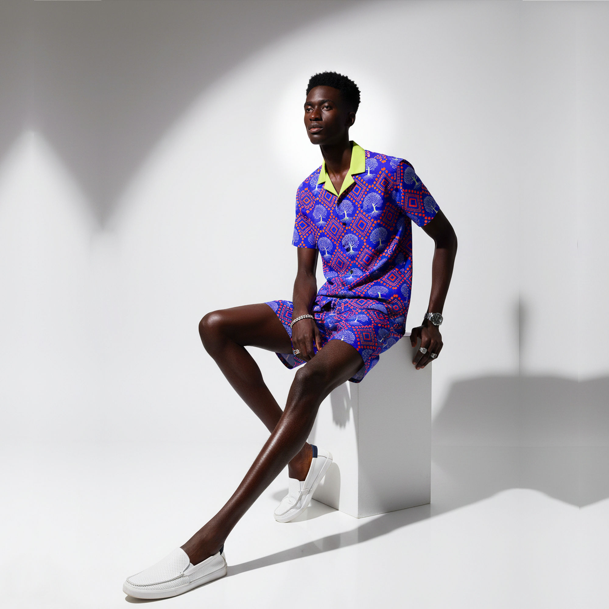 Osisi Men's Shirt and Shorts Set