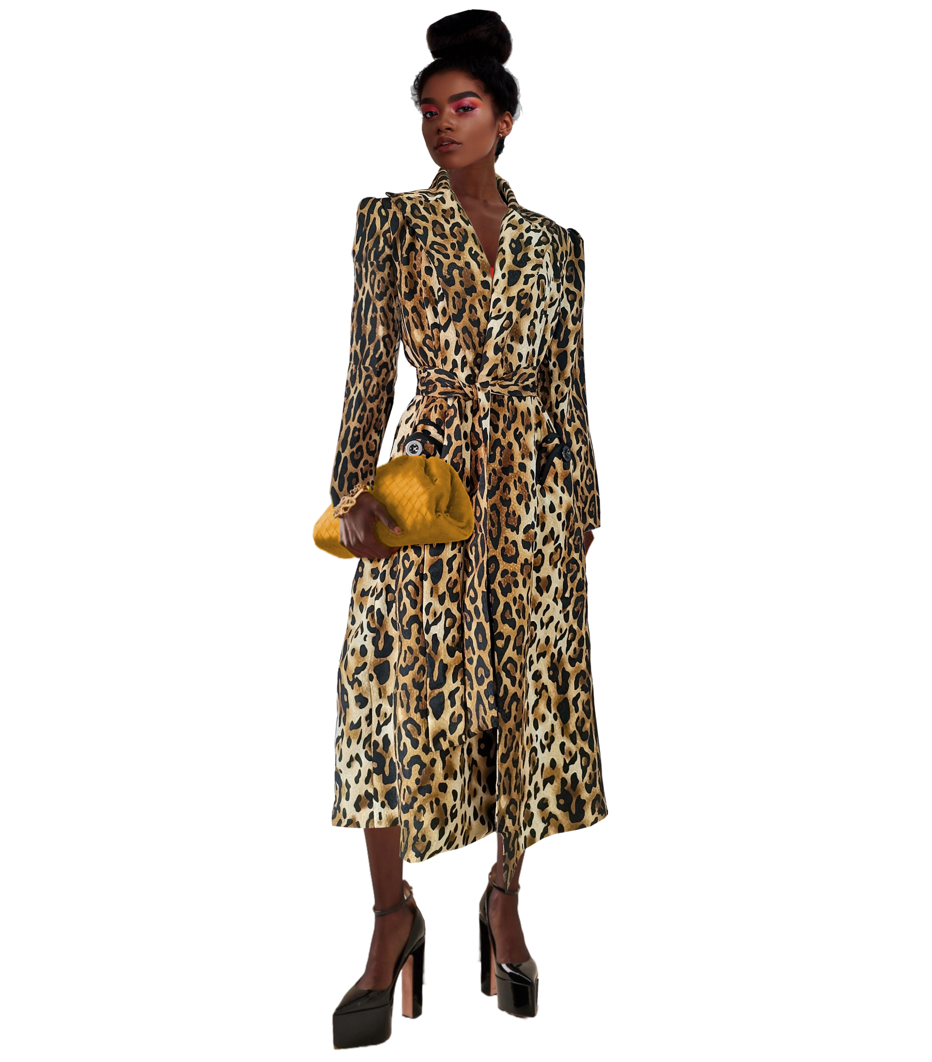Uju Leopard Print Coat