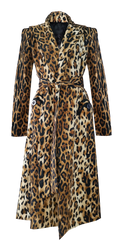 Uju Leopard Print Coat