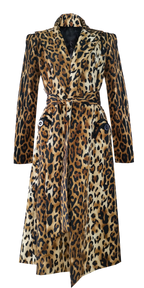 Uju Leopard Print Coat