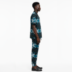 Jike Men's Short Sleeve Shirt & Pants Set