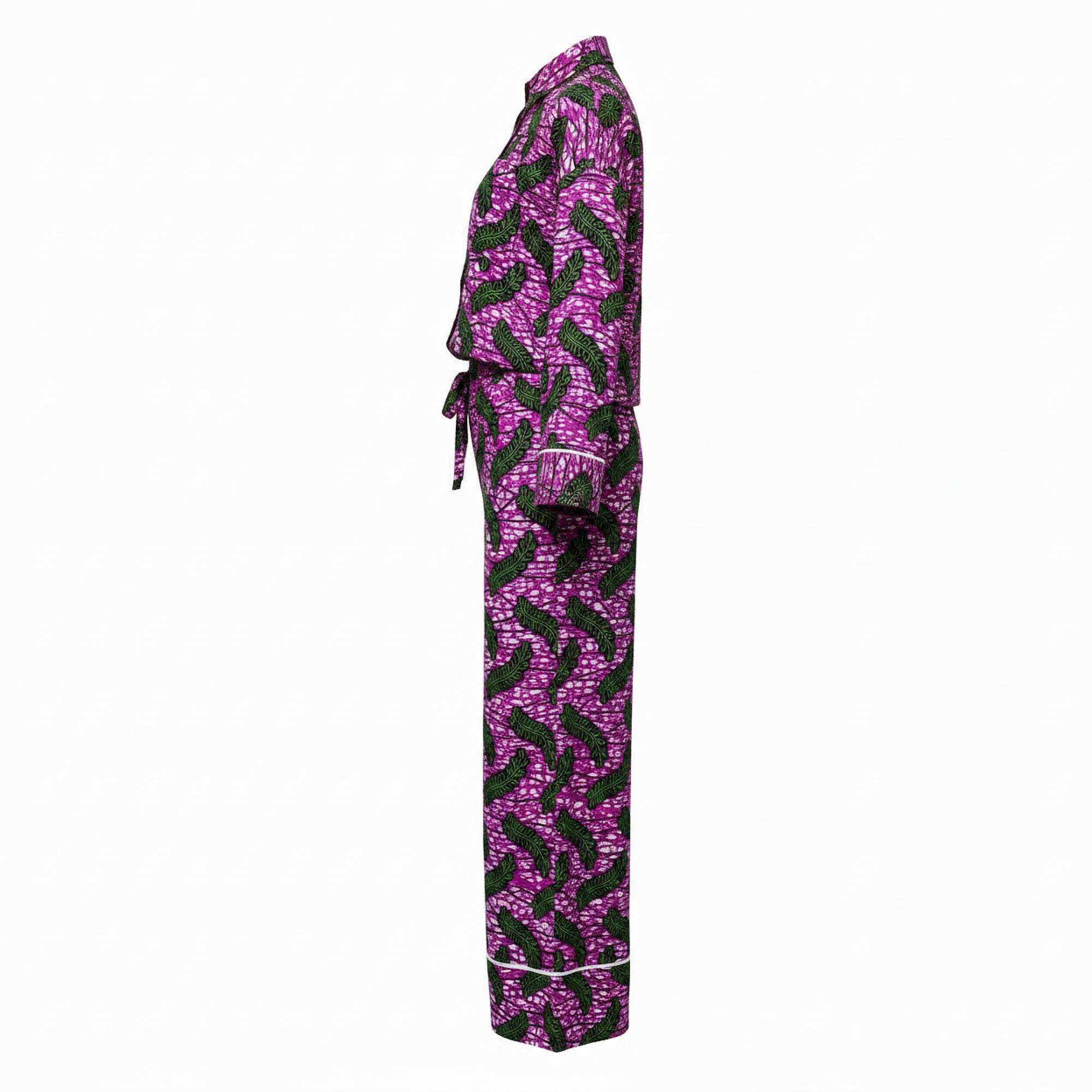 Min-Ji Wax Print Top and Culottes Set