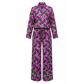 Min-Ji Wax Print Top and Culottes Set