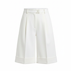 White shorts on a white background
