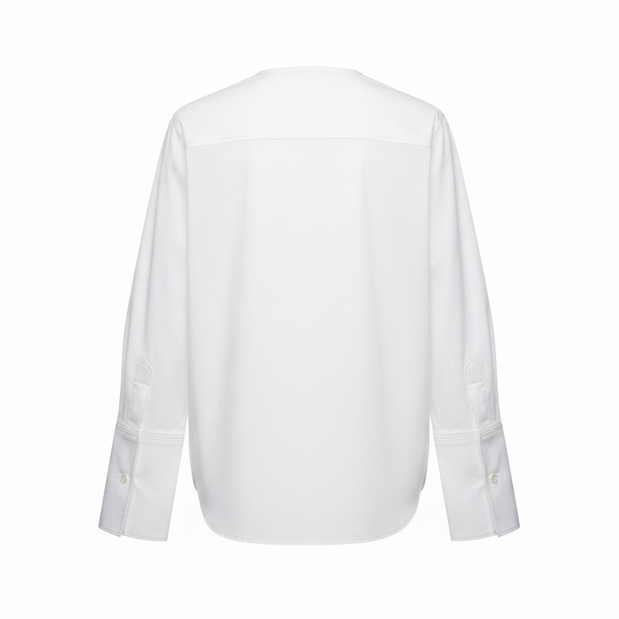 White shirt on a white background