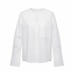 White blouse on a white background