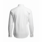 White dress shirt on a white background